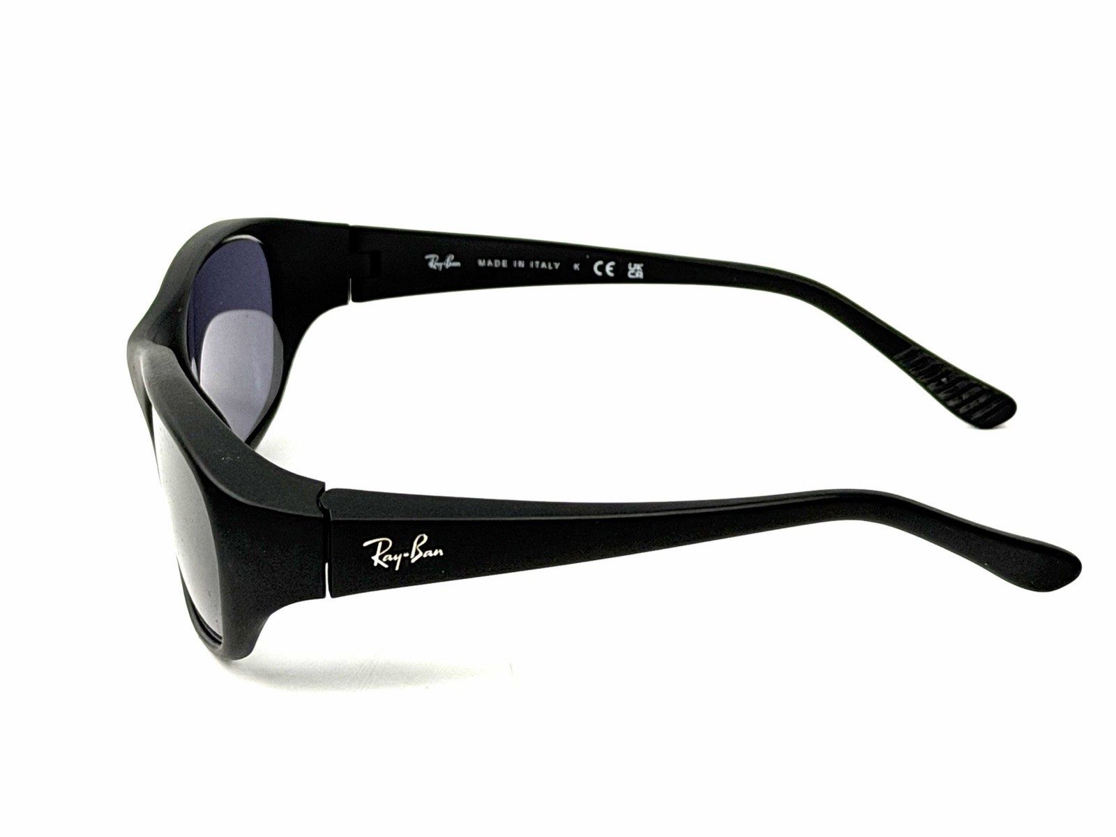 Ray Ban RB2016 DADDY-O Wrap Sunglasses, W2578 Rubber Black