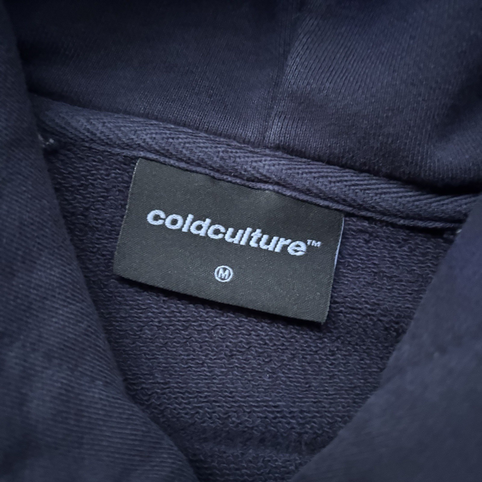 Cold Culture Worldwide Ford Hoodie Men’s Medium Oversized Racing Blue Sweatshirt