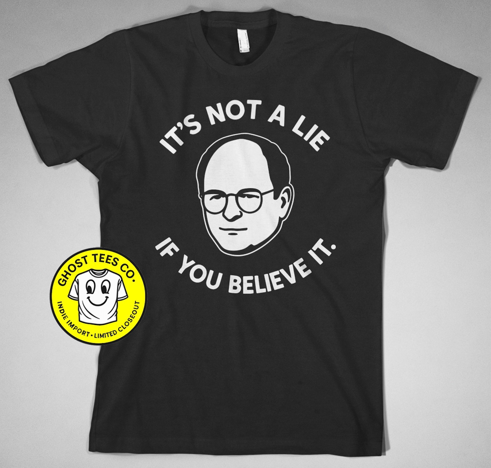 Seinfeld It’s Not a Lie T Shirt TV Comedy George Costanza Jerry Elaine Kramer