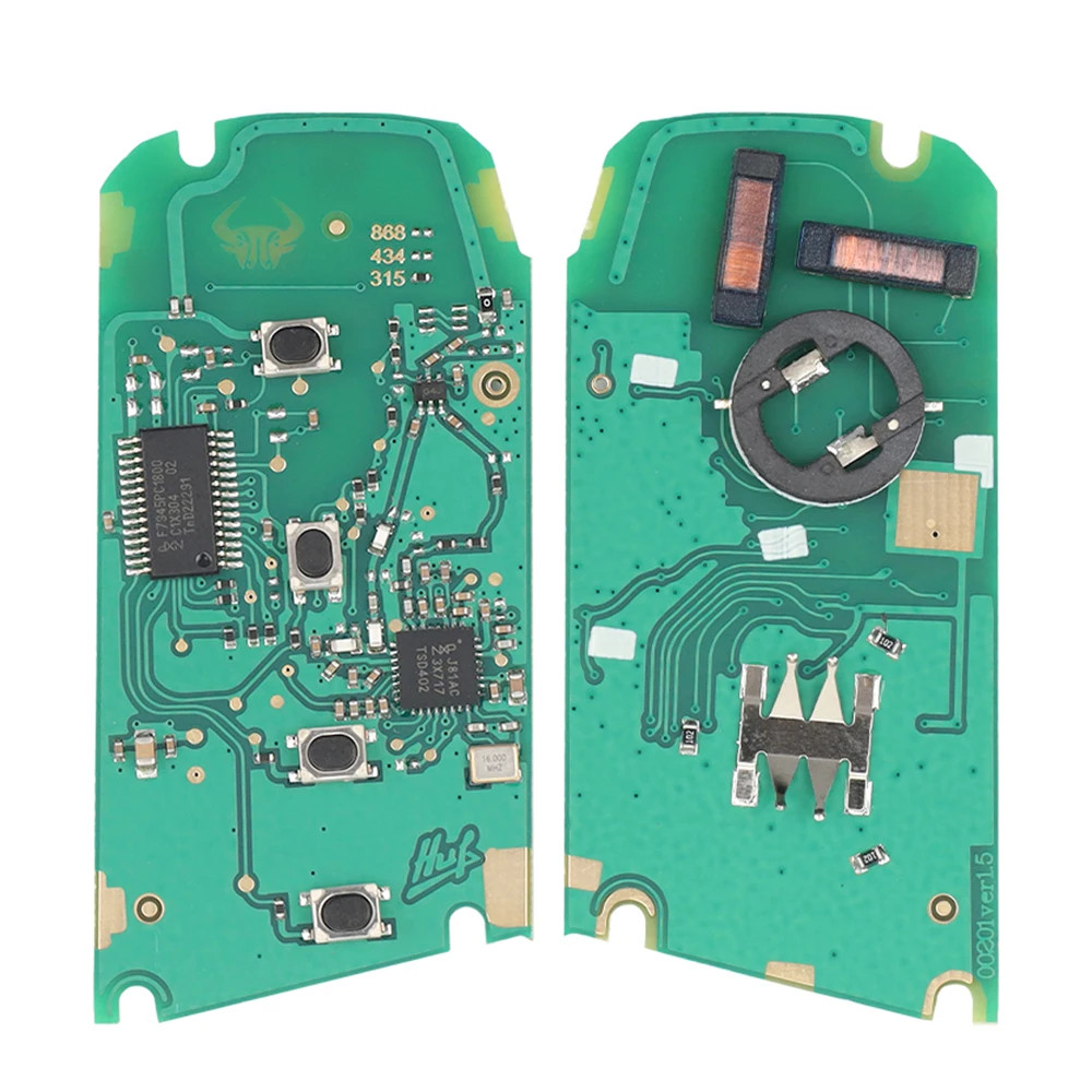 315/433/868Mhz Smart Remote Key Keyless Go For BMW 3 5 7 Series 2009-2016 CAS4