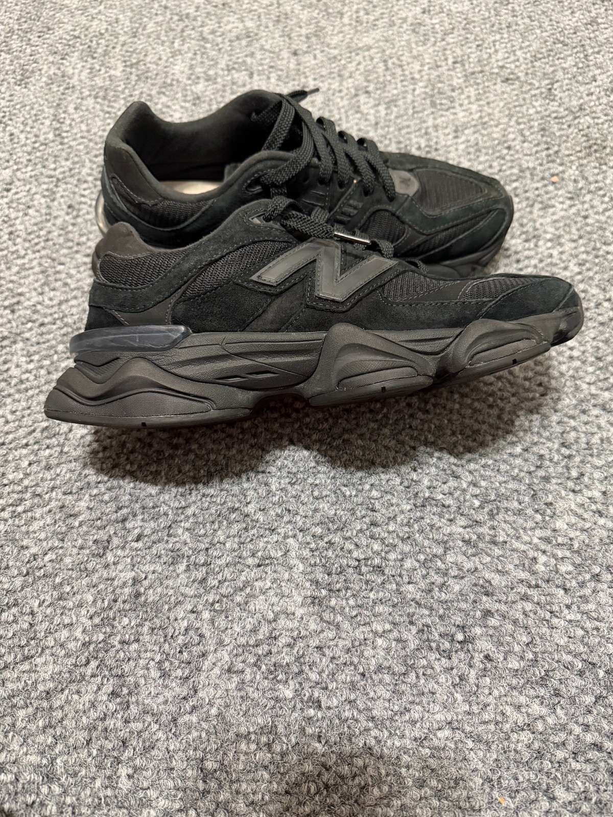 New Balance 9060 Triple Black/Phantom Sneakers U9060BPM Size 10