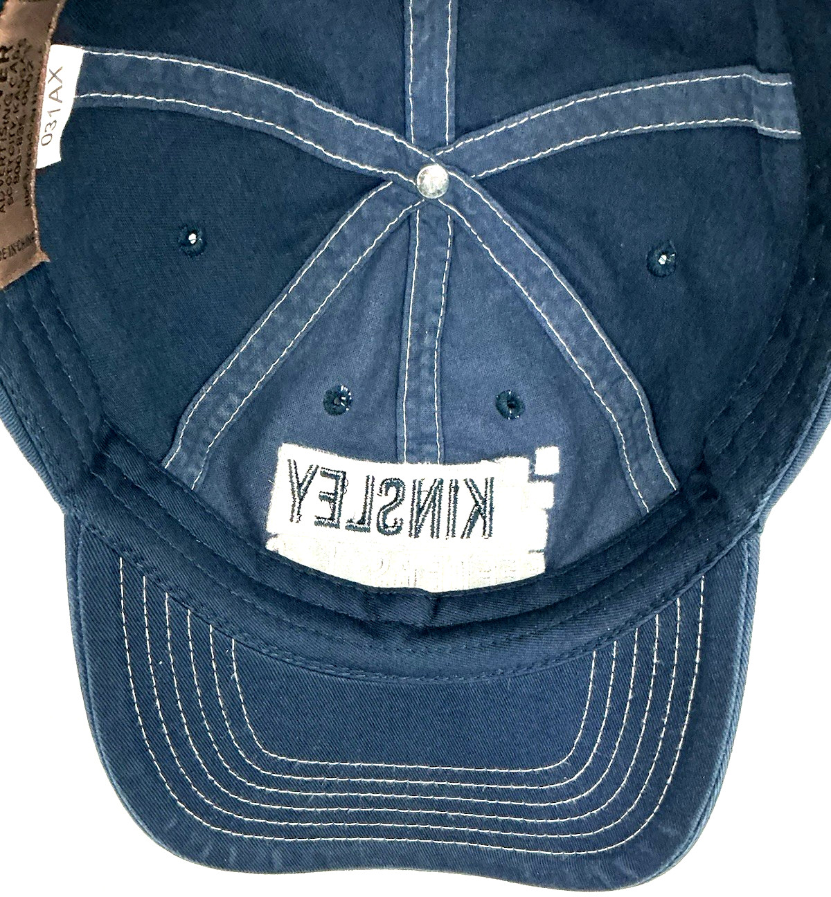 J.F. Beaver Adjustable Strapback Dad Hat Cap Kinsley Feeders Blue Cattle Farming
