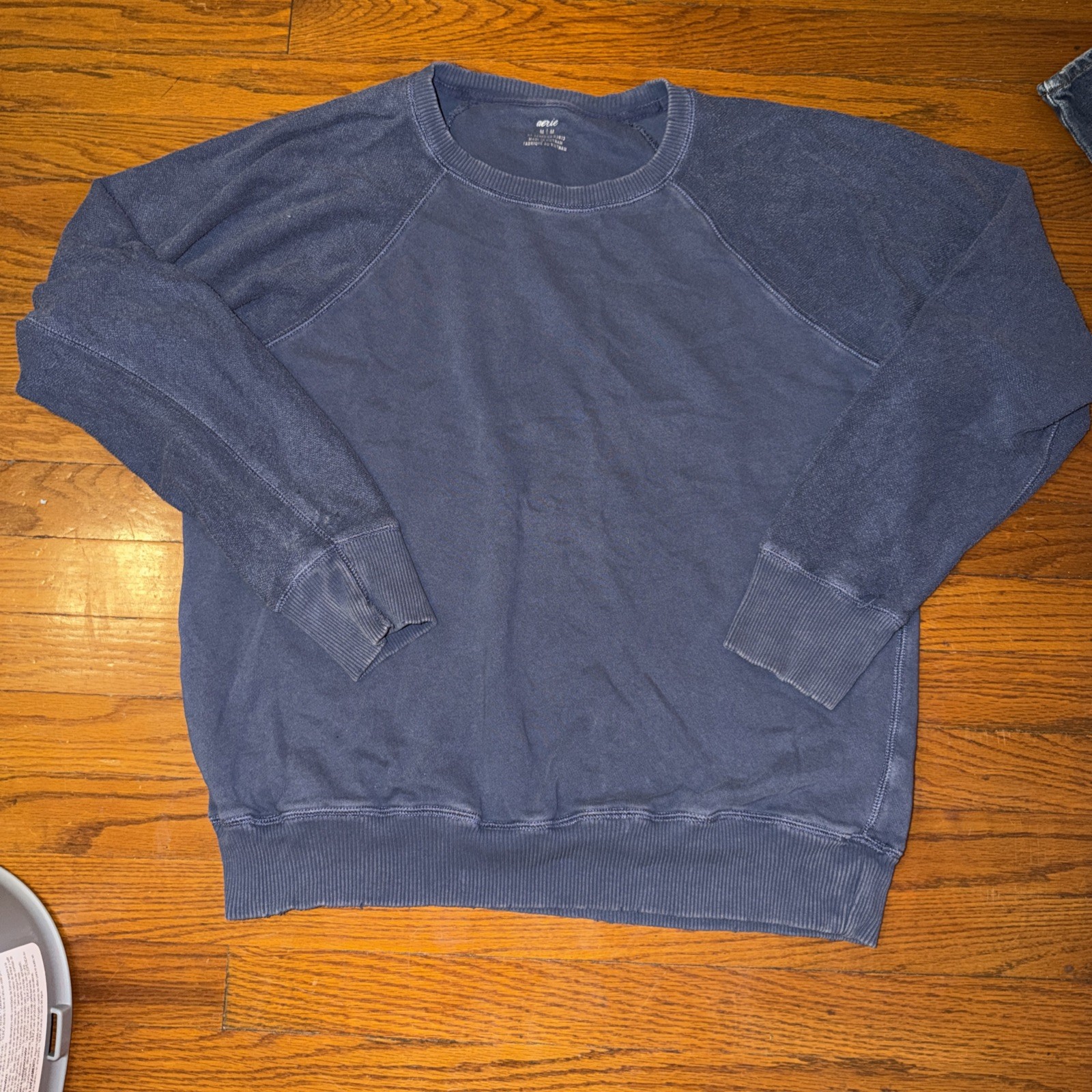Aerie Offline Crewneck Oversized Sweatshirt Lounge Navy Medium