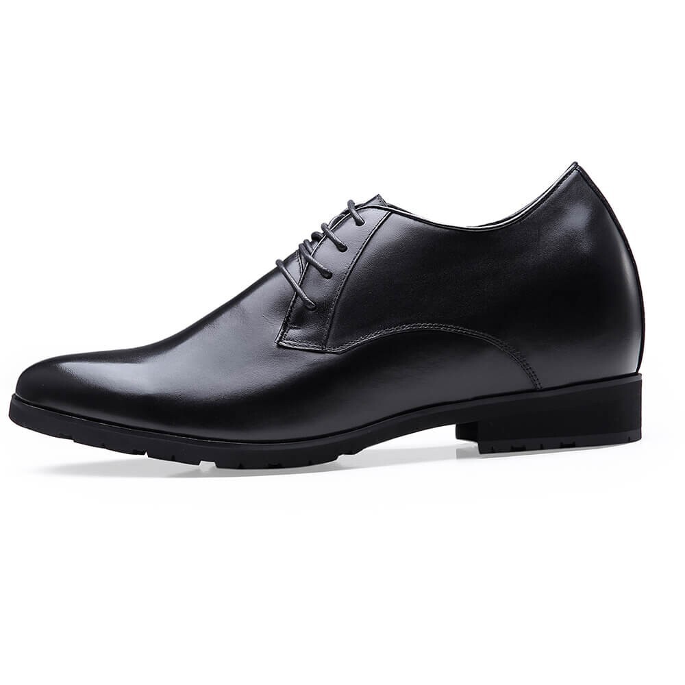 US8 CHAMARIPA 10CM/3.9INCHES ELEVATOR dress shoes men HEIGHT INCREASE OXFORD
