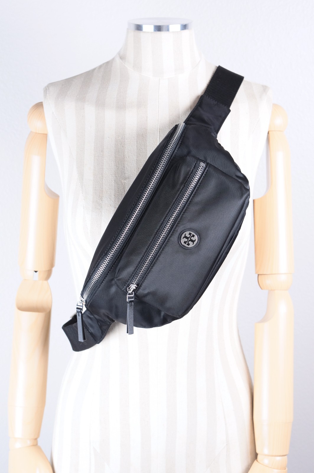 Latest New Tory Burch Navy Nylon Belt Bag Sling Fanny Pack 82508