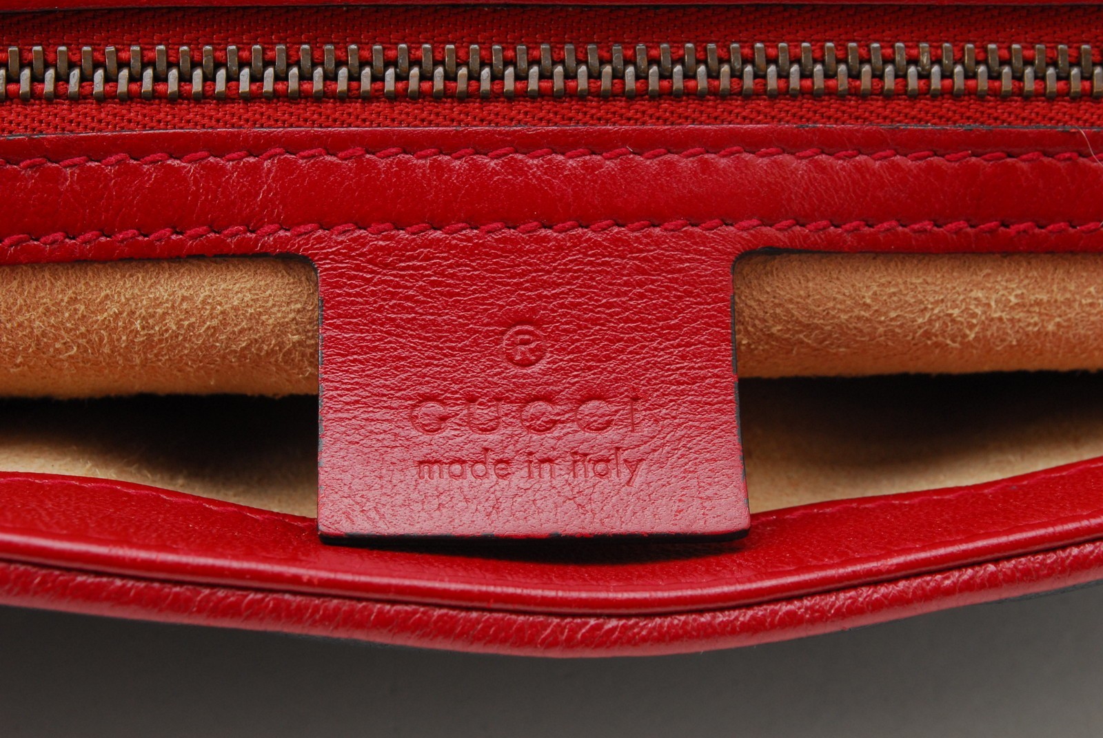 Gucci GG Marmont Shoulder Bag Black Red Trim Chain 443497