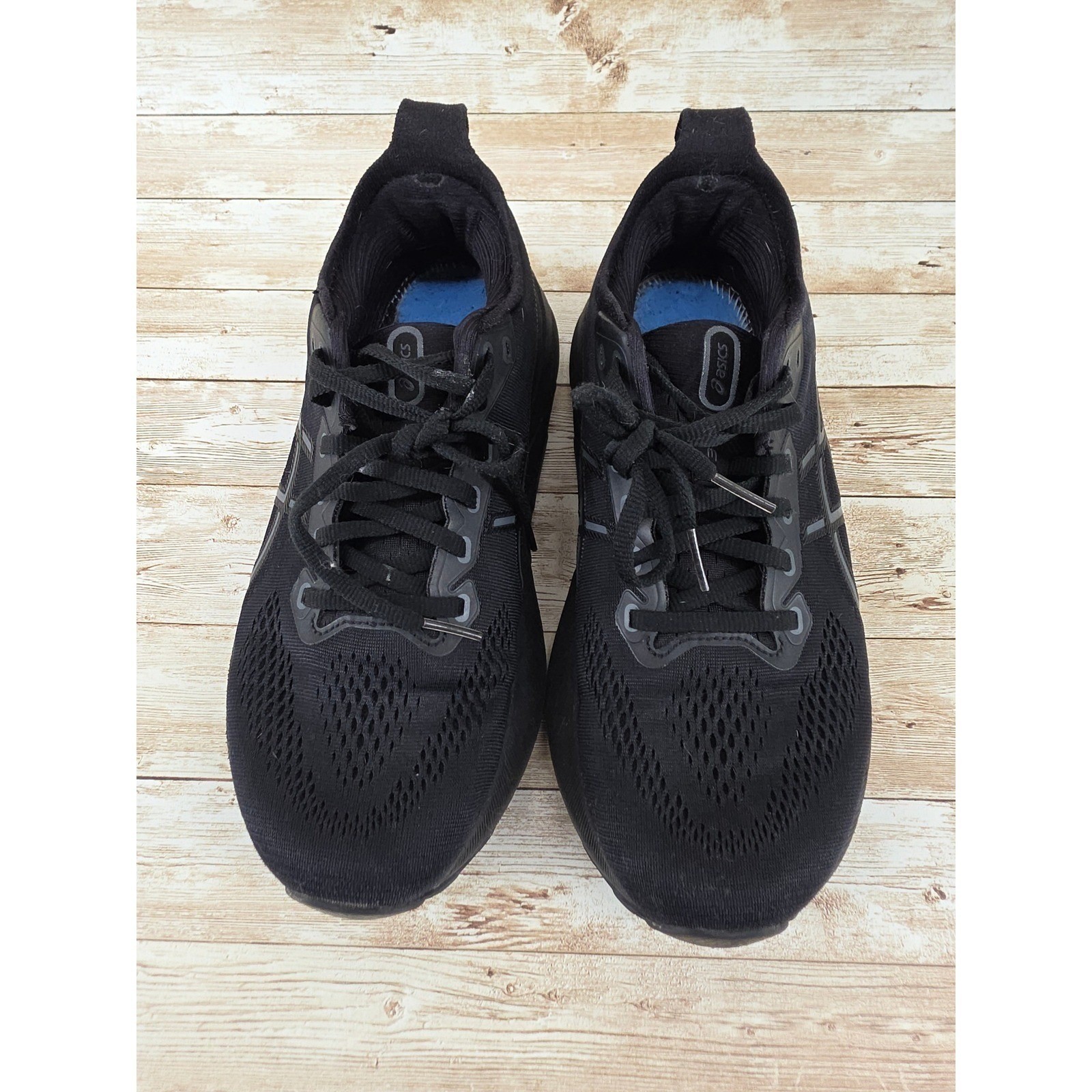 Asics Shoes Size 9.5 Gel Kayano 31 Black Athletic Running Sneakers No Insoles
