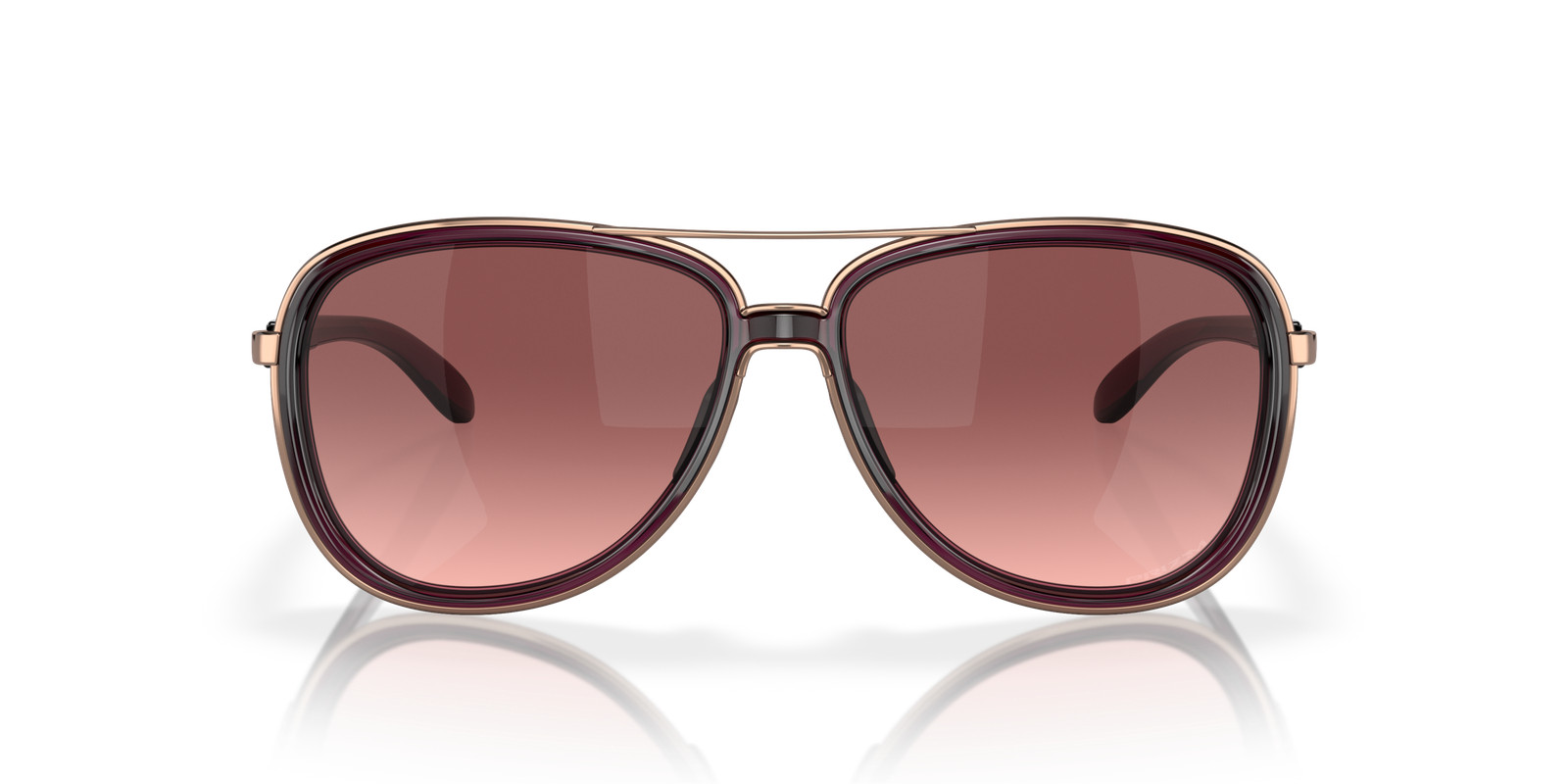 Oakley Split Time Crystal Raspberry/G40 Black Gradient 58 mm Women’s Sunglasses