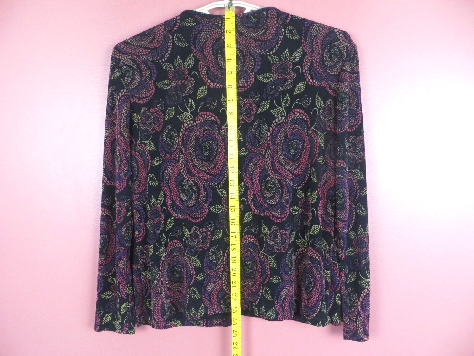 CHOICES Women Acetate Polyester Twinset Blouse W/ Tank Multicolor Floral PL