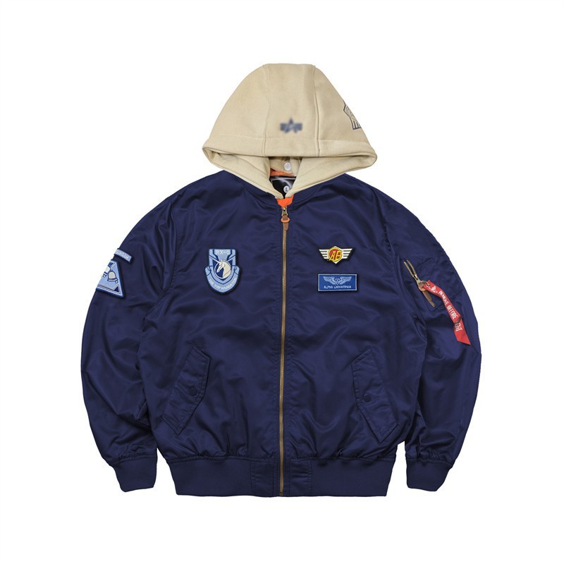 Mobile Suit Gundam Unicorn Flight Jacket MA1 Embroidered Coat Casual Uniform Top