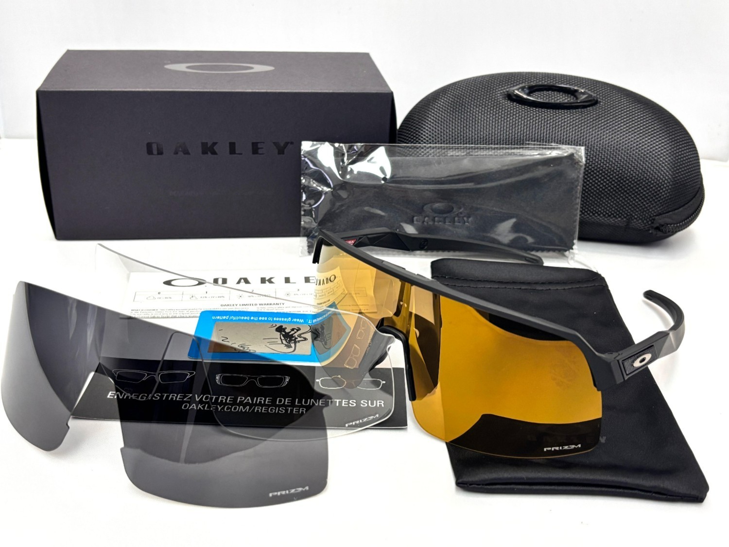 Oakley Sutro Lite Matte Poseidon OO9463 Black Frame W/ PRIZM Gold