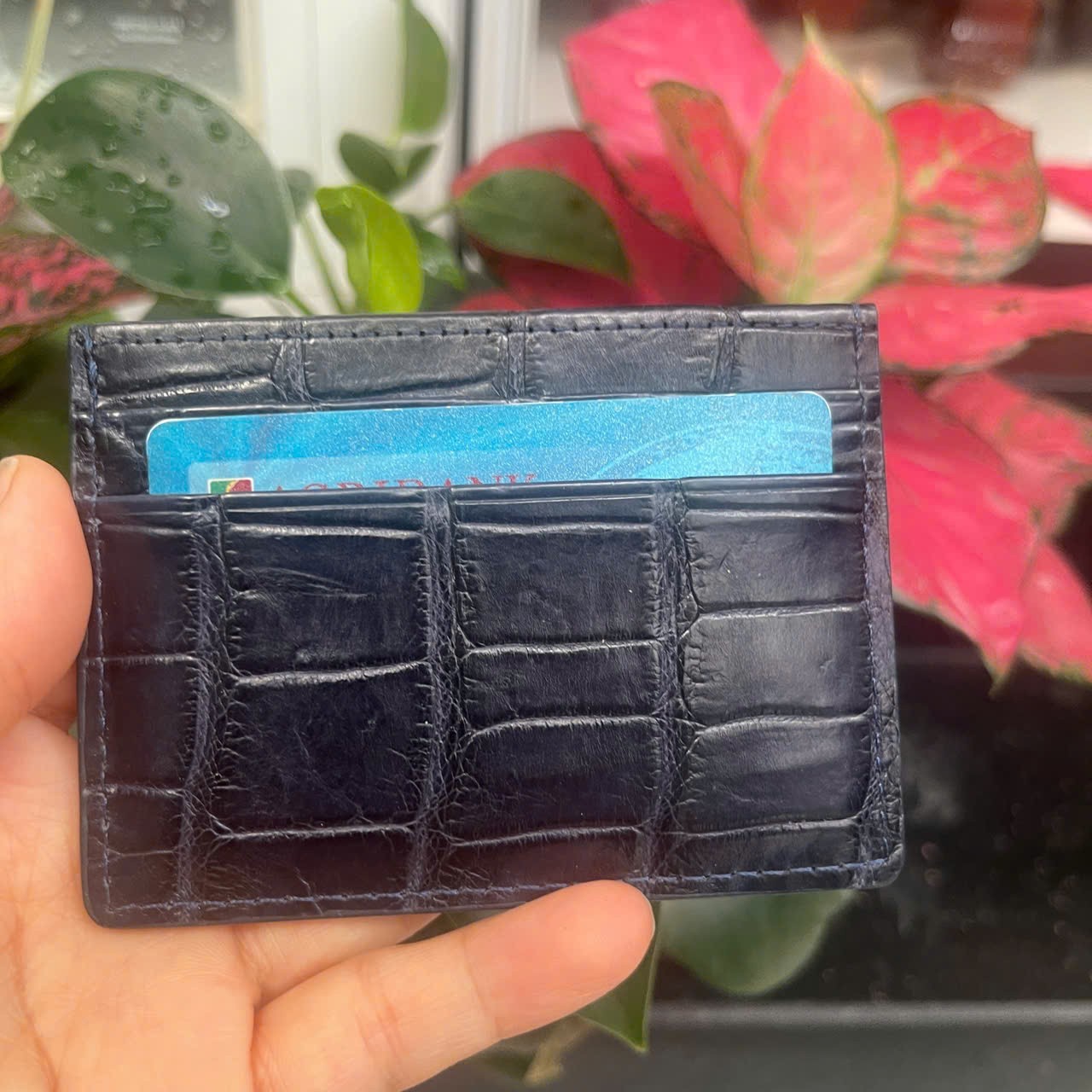 GENUINE LEATHER SKIN CREDIT CARD HOLDER/ WALLET CARD HOLDER FOR MEN