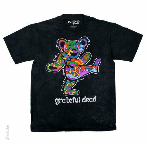 GRATEFUL DEAD-SUMMER OF LOVE-BEAR-TIE DYE T-SHIRT S-M-L-XL-2X,3X-4X-5X-6X Garcia