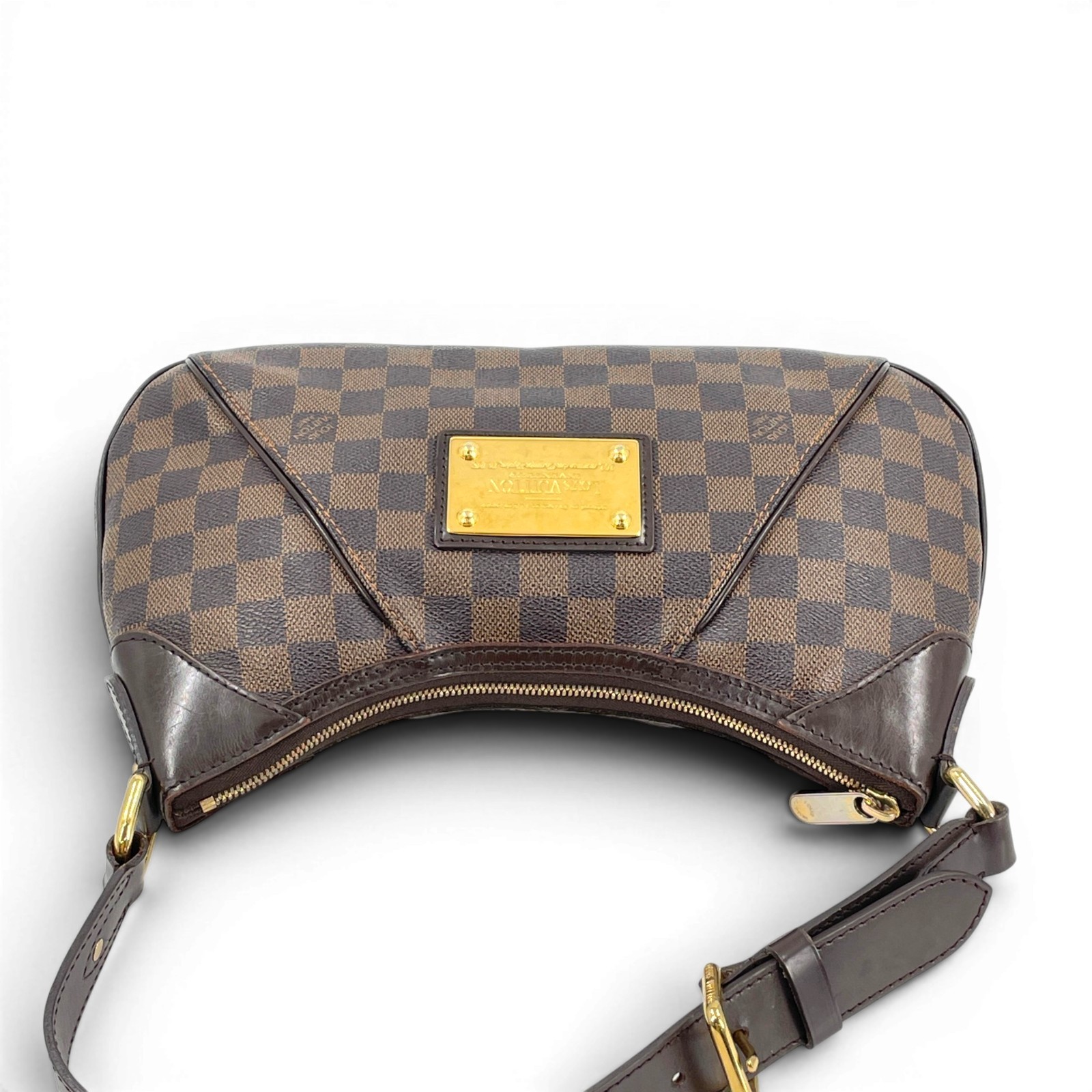 LOUIS VUITTON Thames PM Damier Ebene Canvas Brown Shoulder Bag N48180