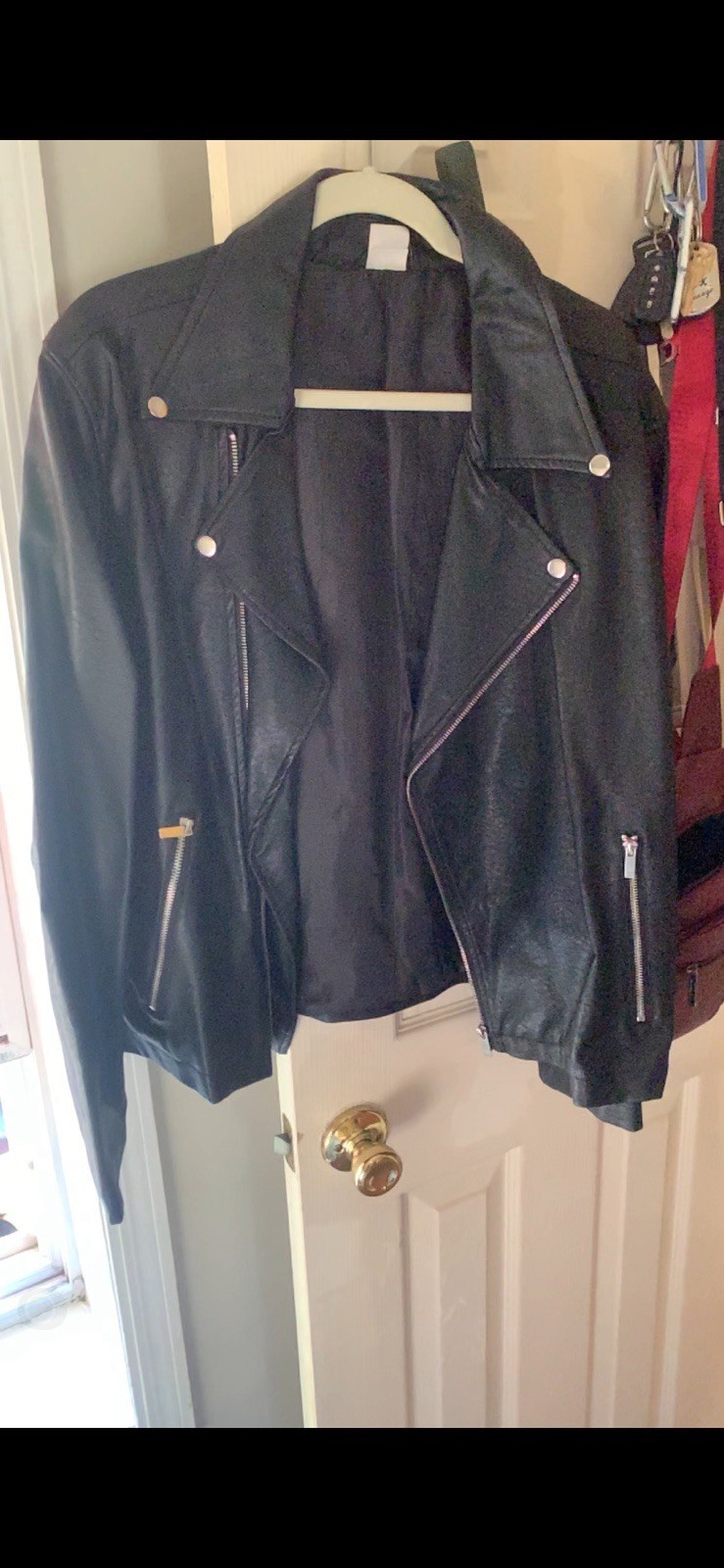 Archie Comics Men’s M Black Biker Jacket Full Zip South Side Serpents Patch