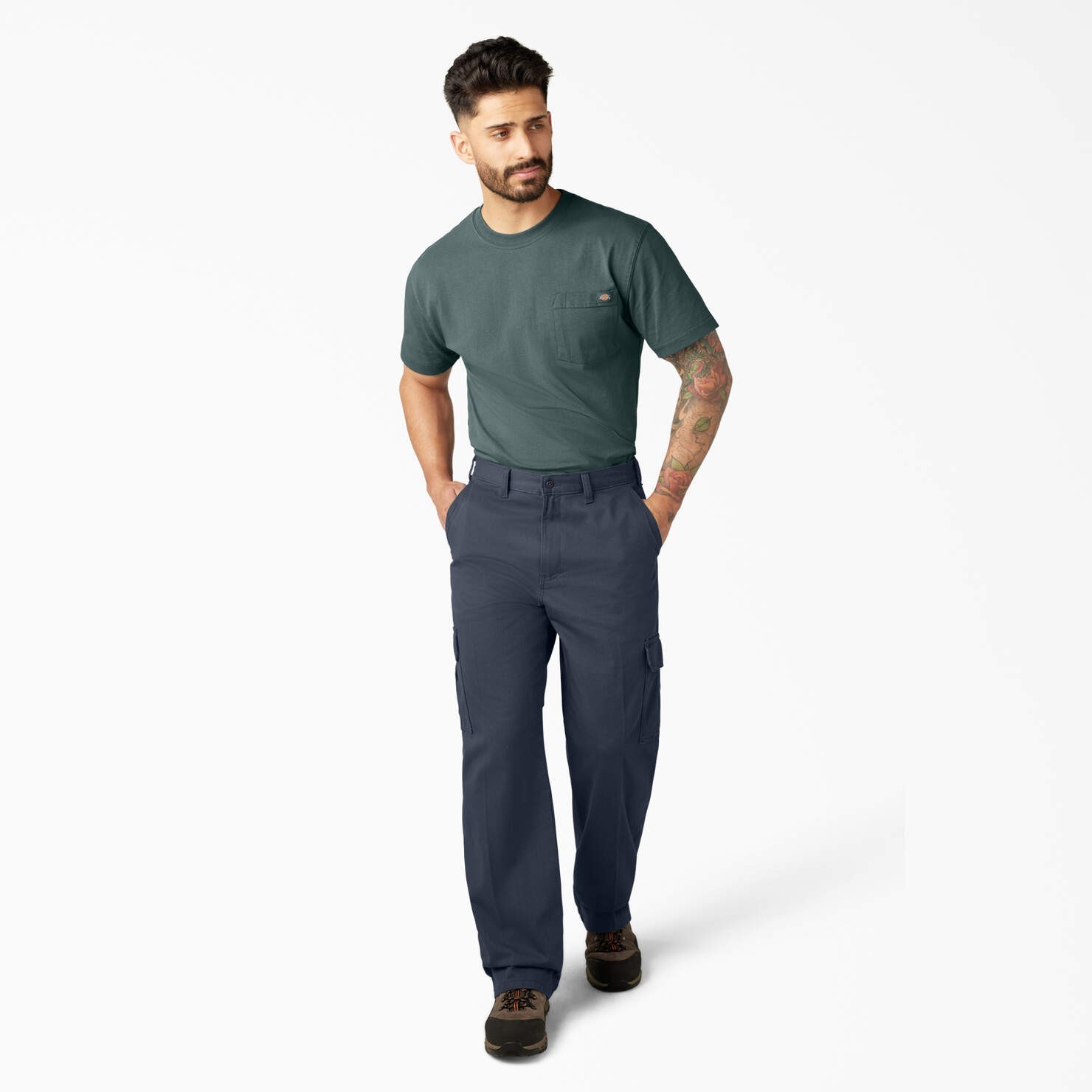 Dickies Men’s Loose-fit Cargo Work Pant Style 2321, Dark Navy