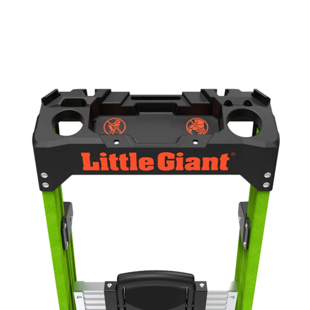 Little Giant Ladders MightyLite 6-ft ( 10-ft Reach Height ) Fiberglass Ty|126595