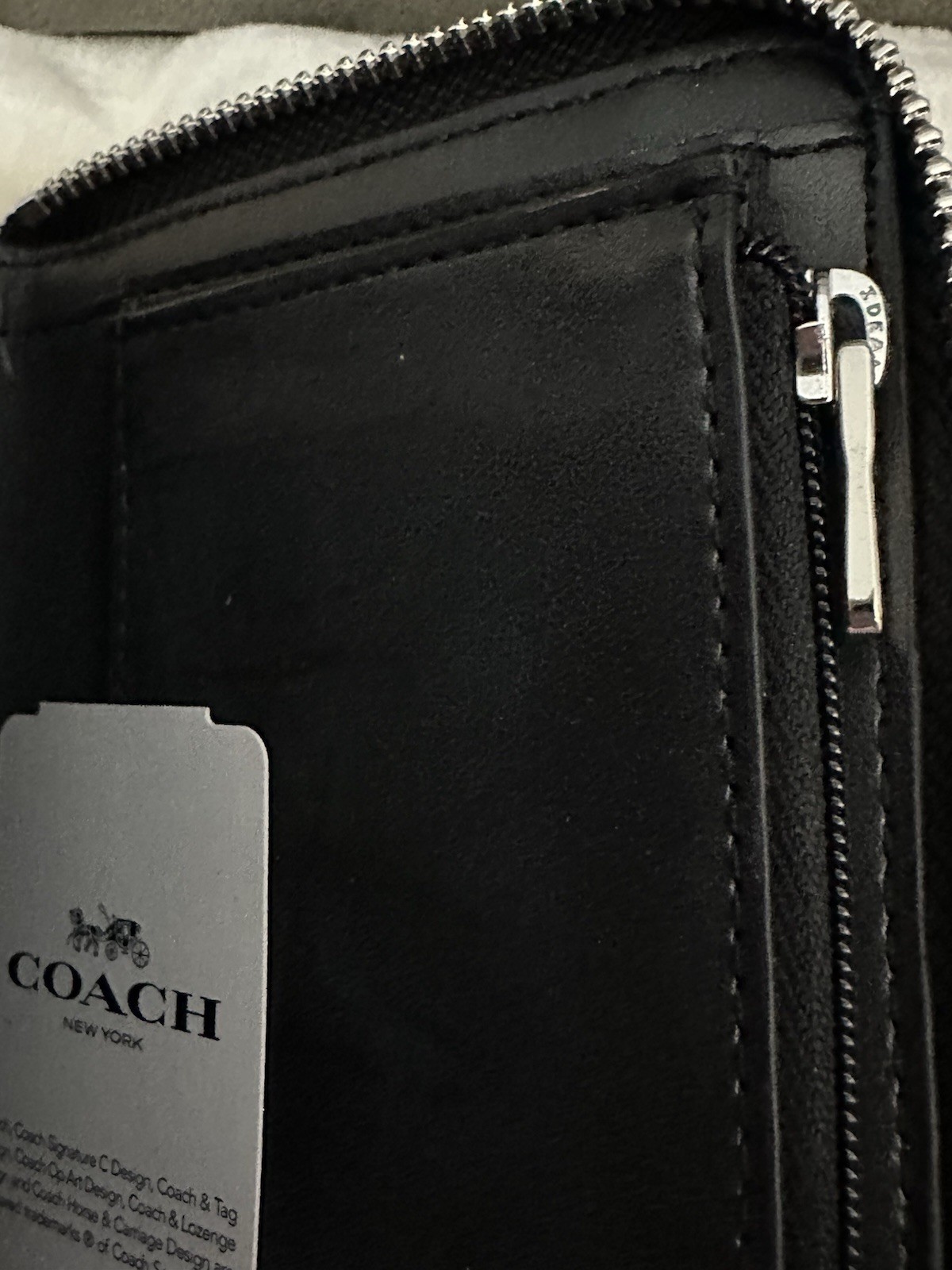 NWT Coach Mini Sierra Metallic Purse And Matching Wallet Set In Silver