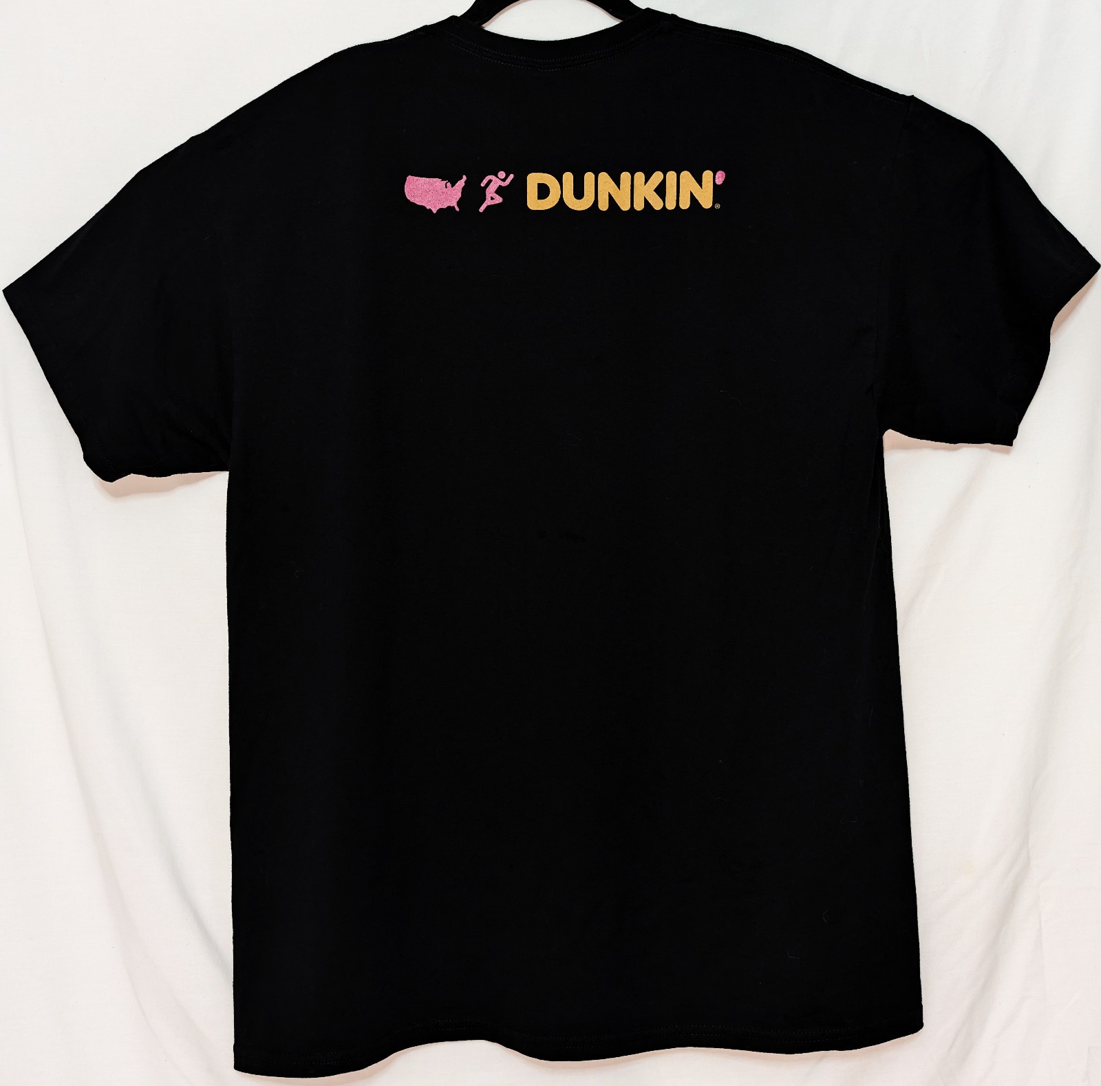 Dunkin’ Donuts Sprinkle & Shine Today XL Black Employee Shirt 22″ W X 29.5″ L