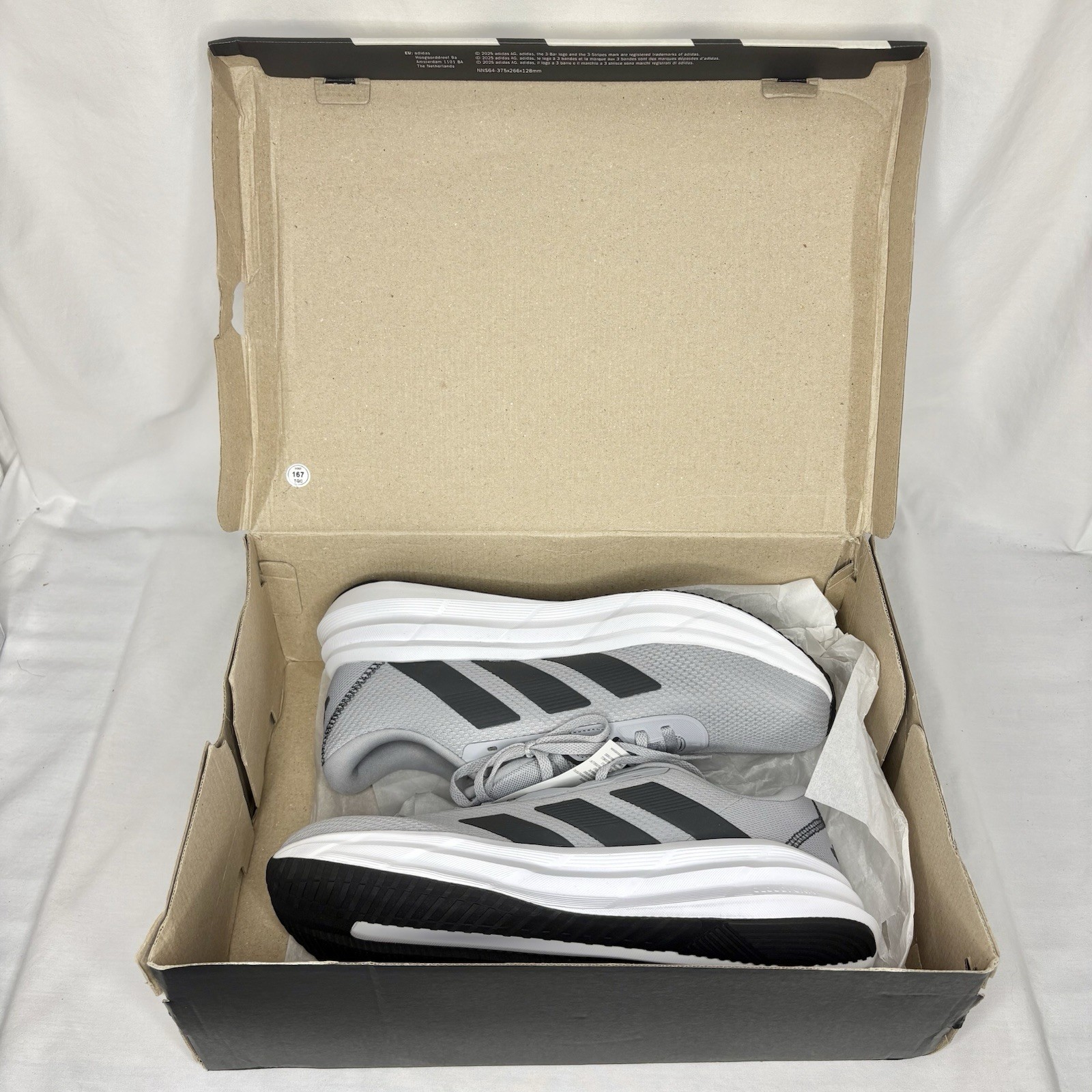 Adidas Men’s Shoes 11.5 Galaxy 7 M ID8754 Halo Silver Carbon Core Black Running