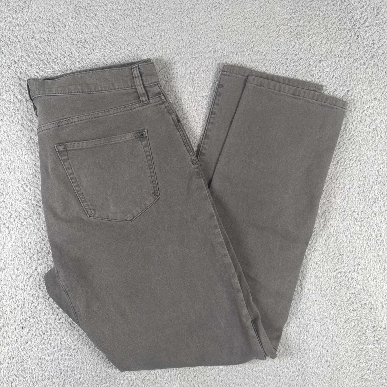 Proof Rover Pants Mens 34×32 Gray Slim Straight Utility Stretch Huckberry