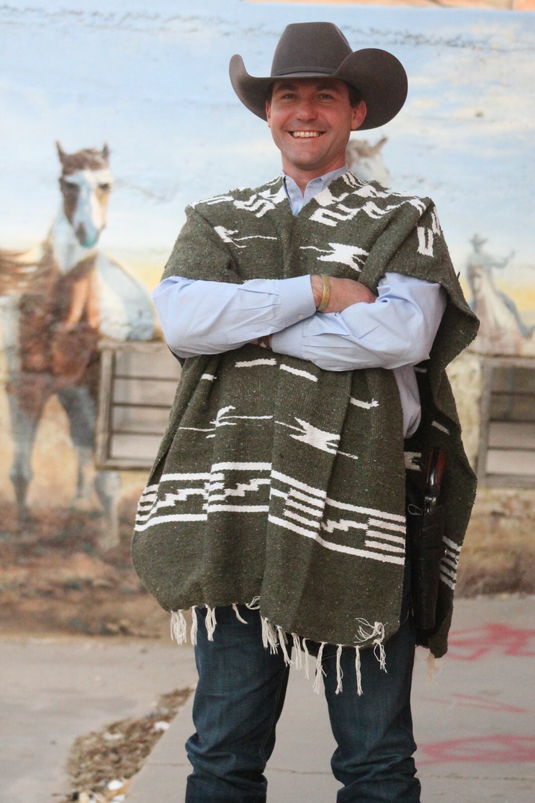 Mexican Eastwood Spaghetti Western Poncho