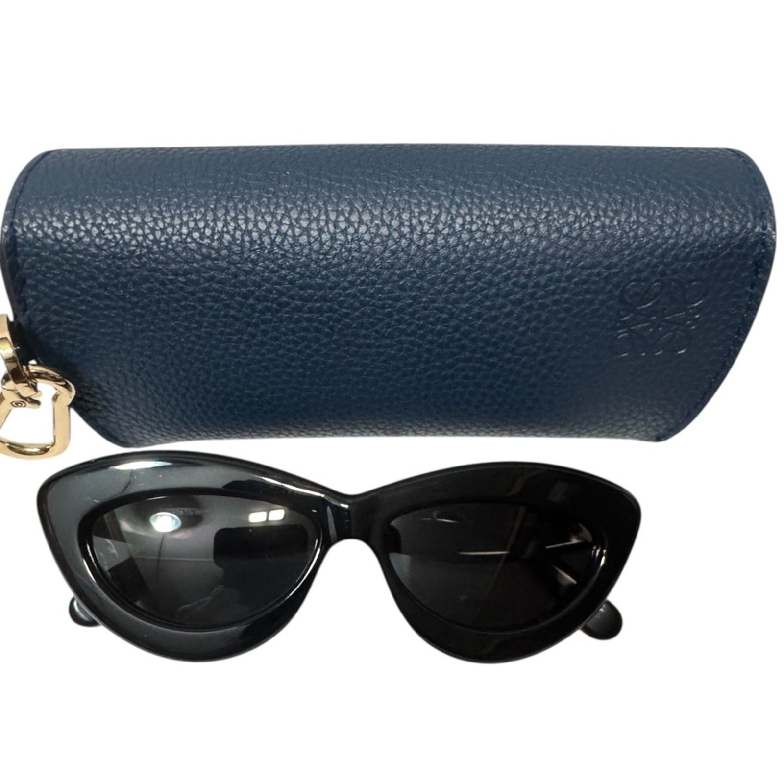 LOEWE Curvy Cat Eye Sunglasses Style #: LW40096I w/ BRANDED Case & Dustcloth EUC