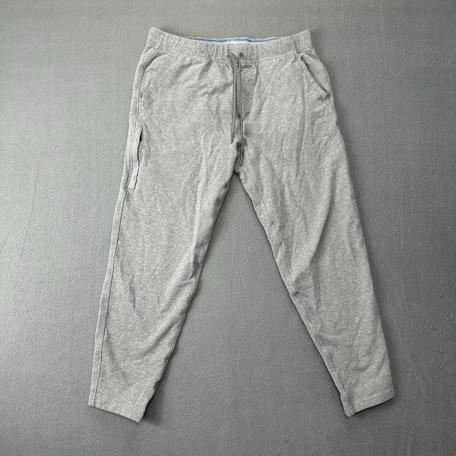 Mack Weldon Ace Sweatpants Mens Medium Grey Cotton Stretch Joggers Daily Wear