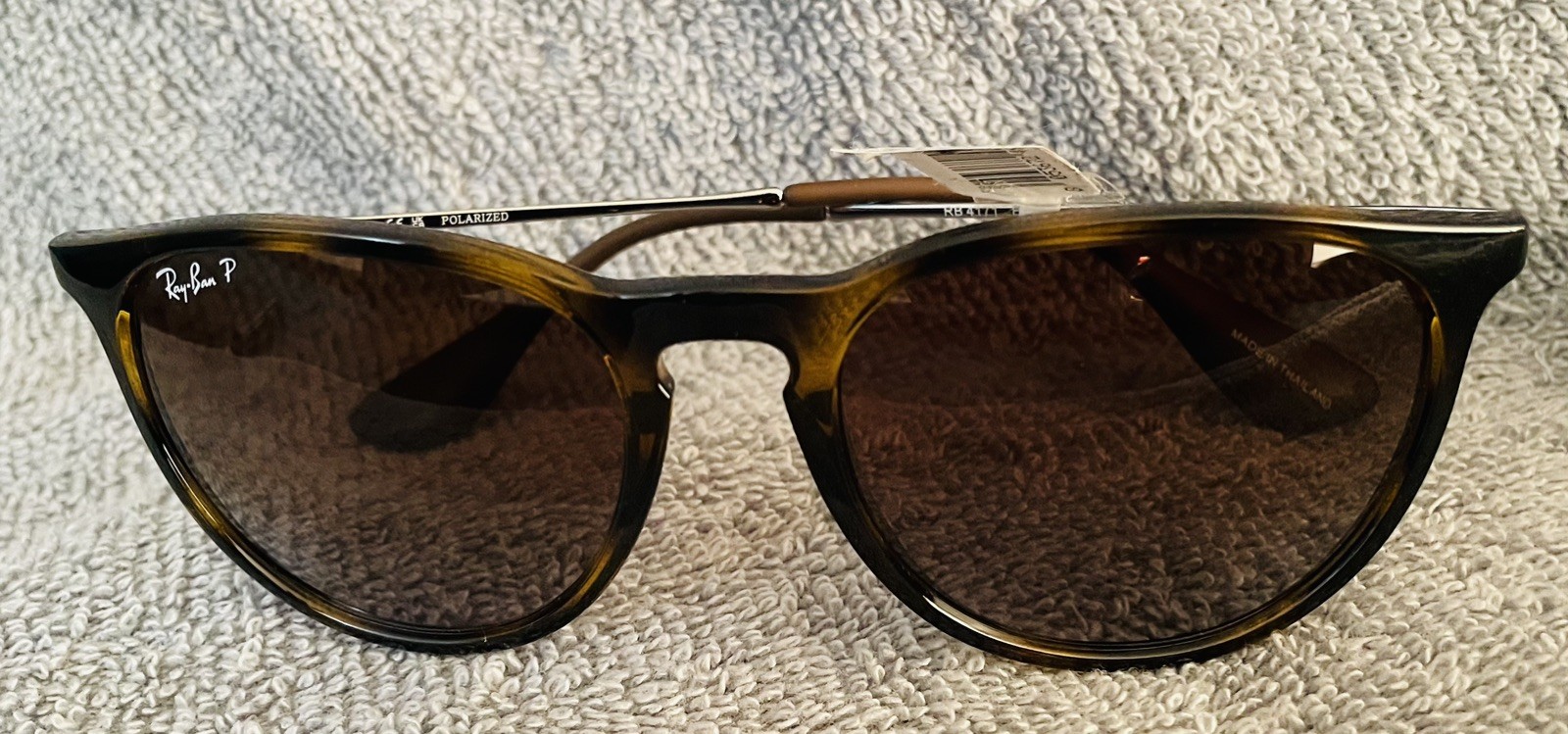 Ray-Ban RB4171 Erika Women Light Havana Brown Gradient Sunglasses 54mm