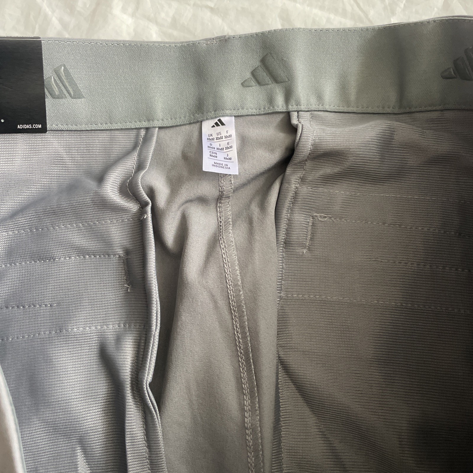 Adidas Mens Ultimate 365 Gray Golf Pants Tag Sz. 32X32 Measures 34WX32L See De