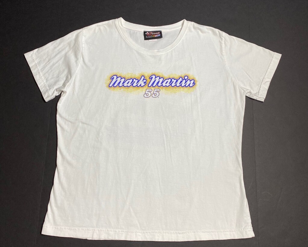 Chase Authentics Mark Martin 55 Mens TShirt XL White Aarons Dream Machine Camry