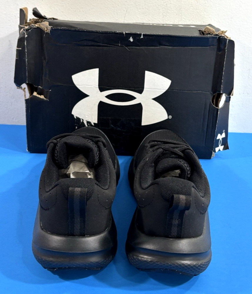 NIB 7 D UNDER ARMOUR WOMENS UA CHARGED ASSERT 10 RUNNING SHOES 3026179 BLACK