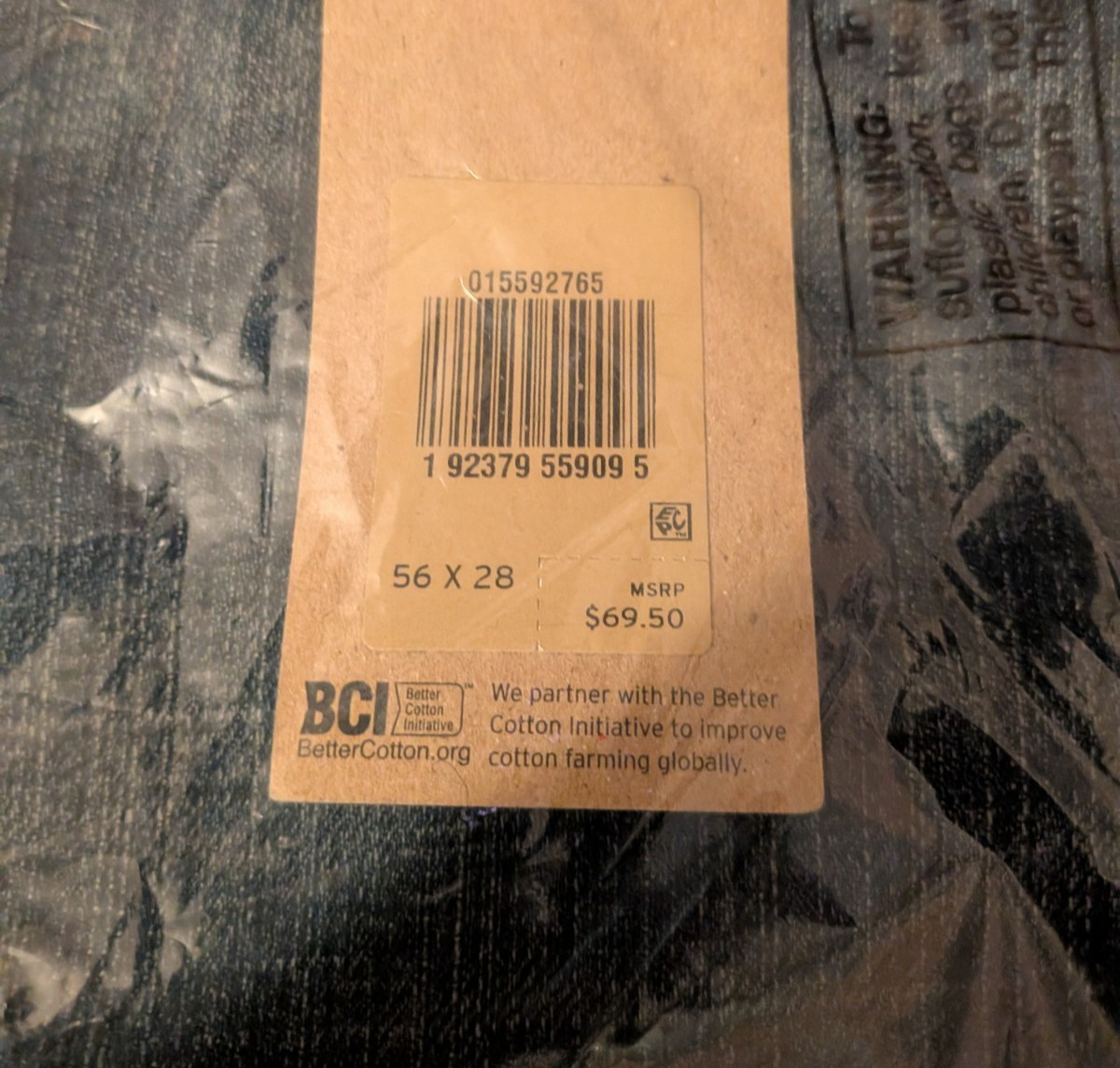 LEVI’S 559 BIG & TALL RELAXED STRAIGHT JEANS 56W 28L BRAND NEW – FACTORY SEALED