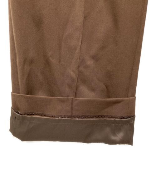 MIESROHE Relaxed 2-Pleat Mannish Pants brown MWFP254031