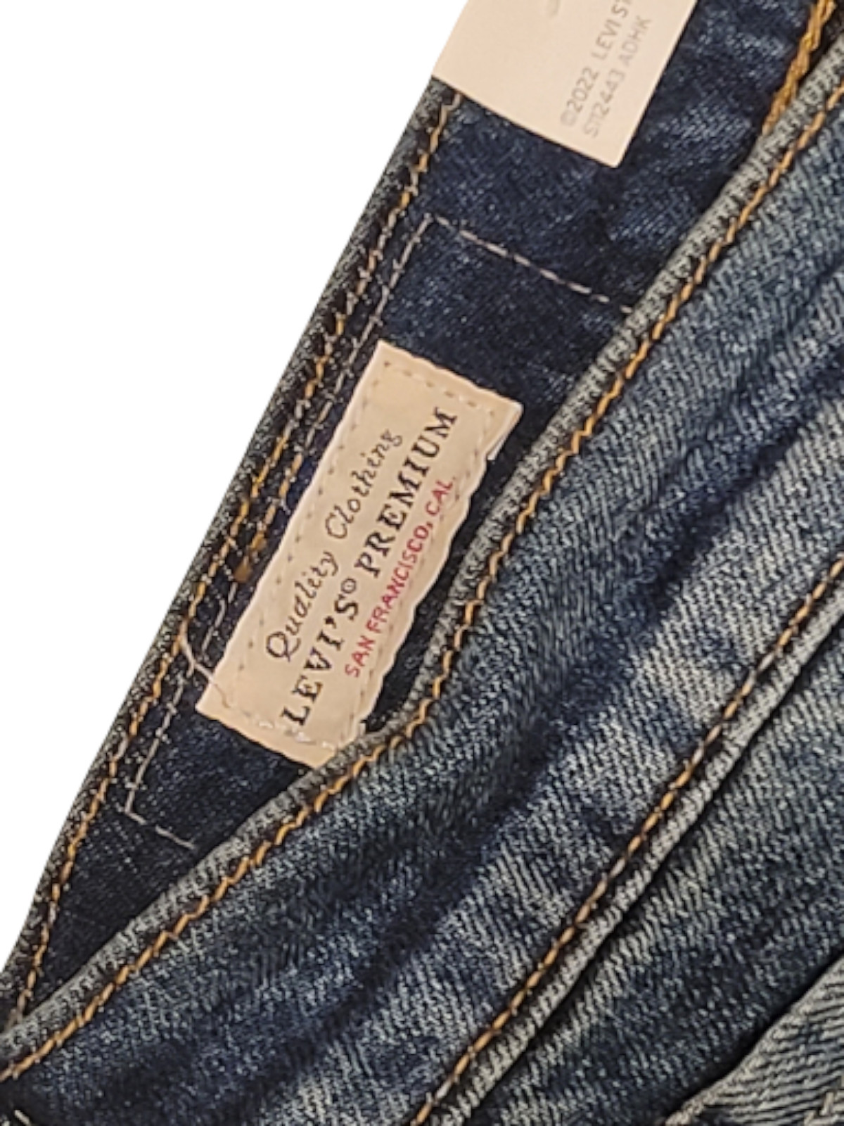 Levi’s Men’s 502 Taper Fit Premium Selvedge Jeans Blue Green 295071449