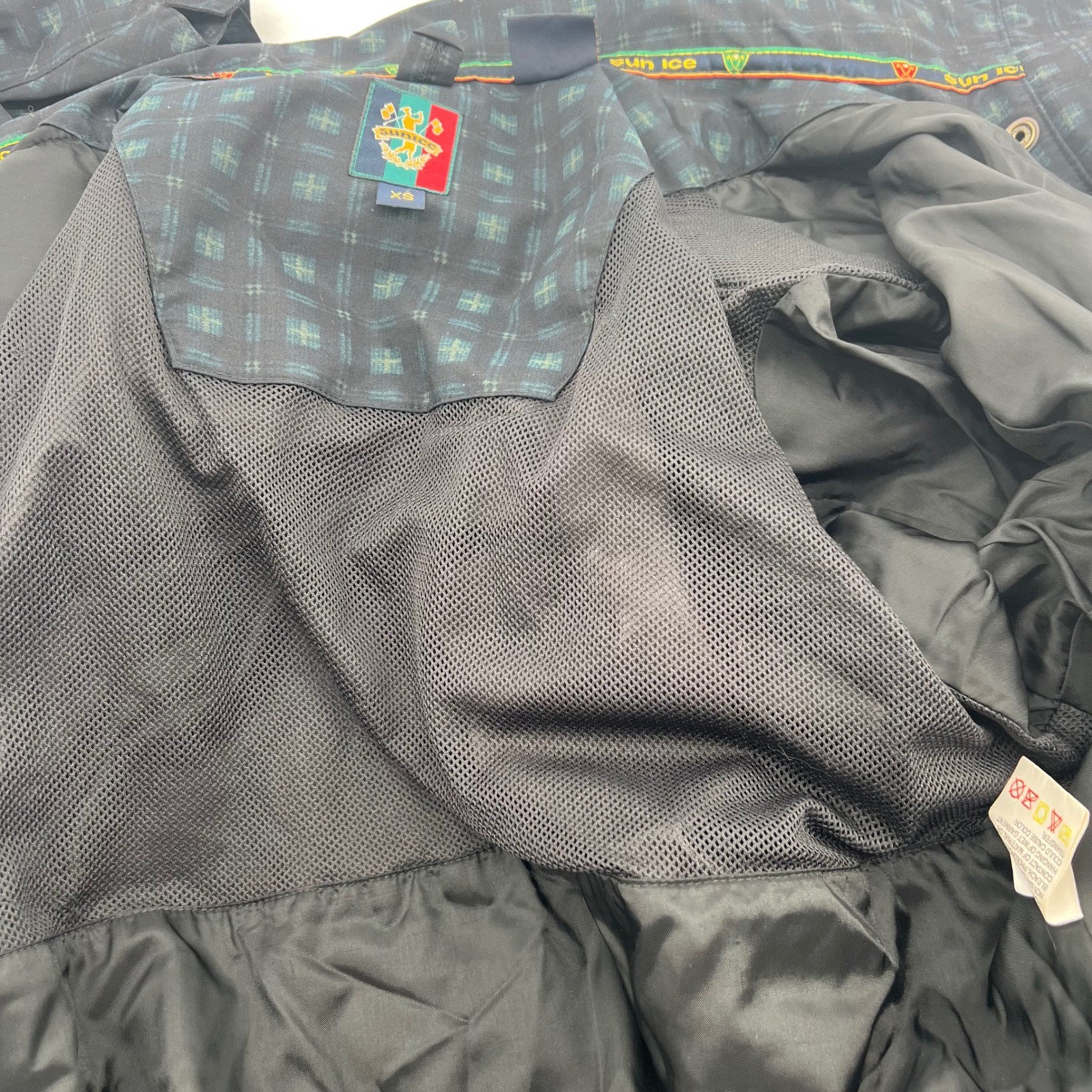 Sunice Women’s Plaid Jacket XS Zip Front Full Zip cinched YKK zipper
