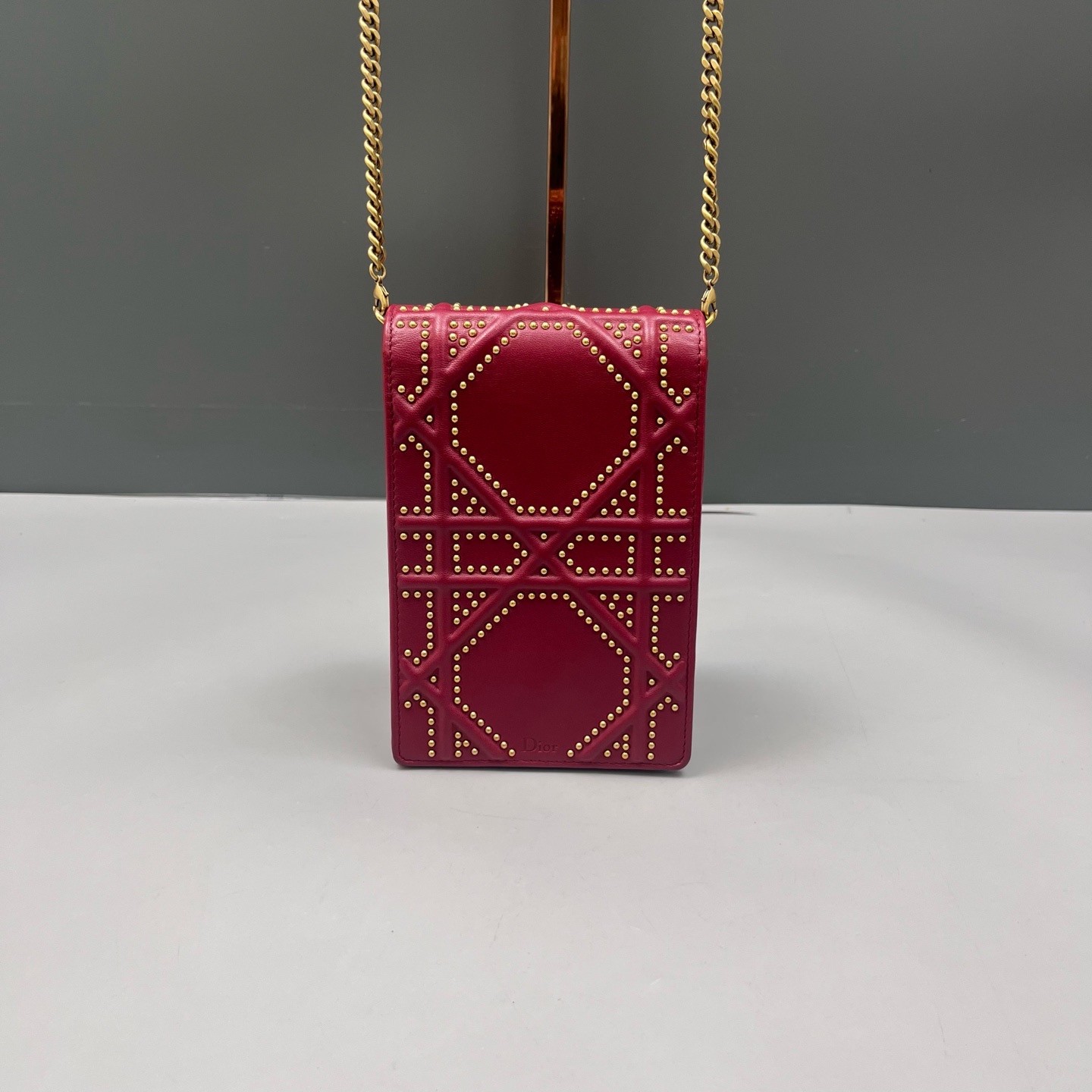 Dior Pre-Owned Authentic Luxury Handbag Red 11*17*8cm Free Tracked Shipping