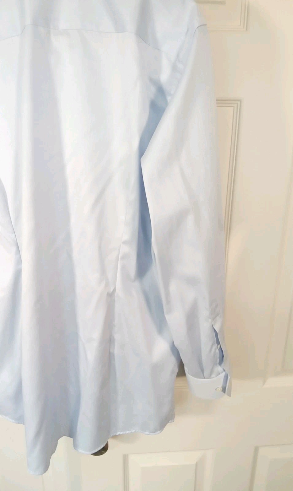 ETON Dress Shirts Men’s Button Up Classic Blue 100% Cotton 46/ 18 EUC