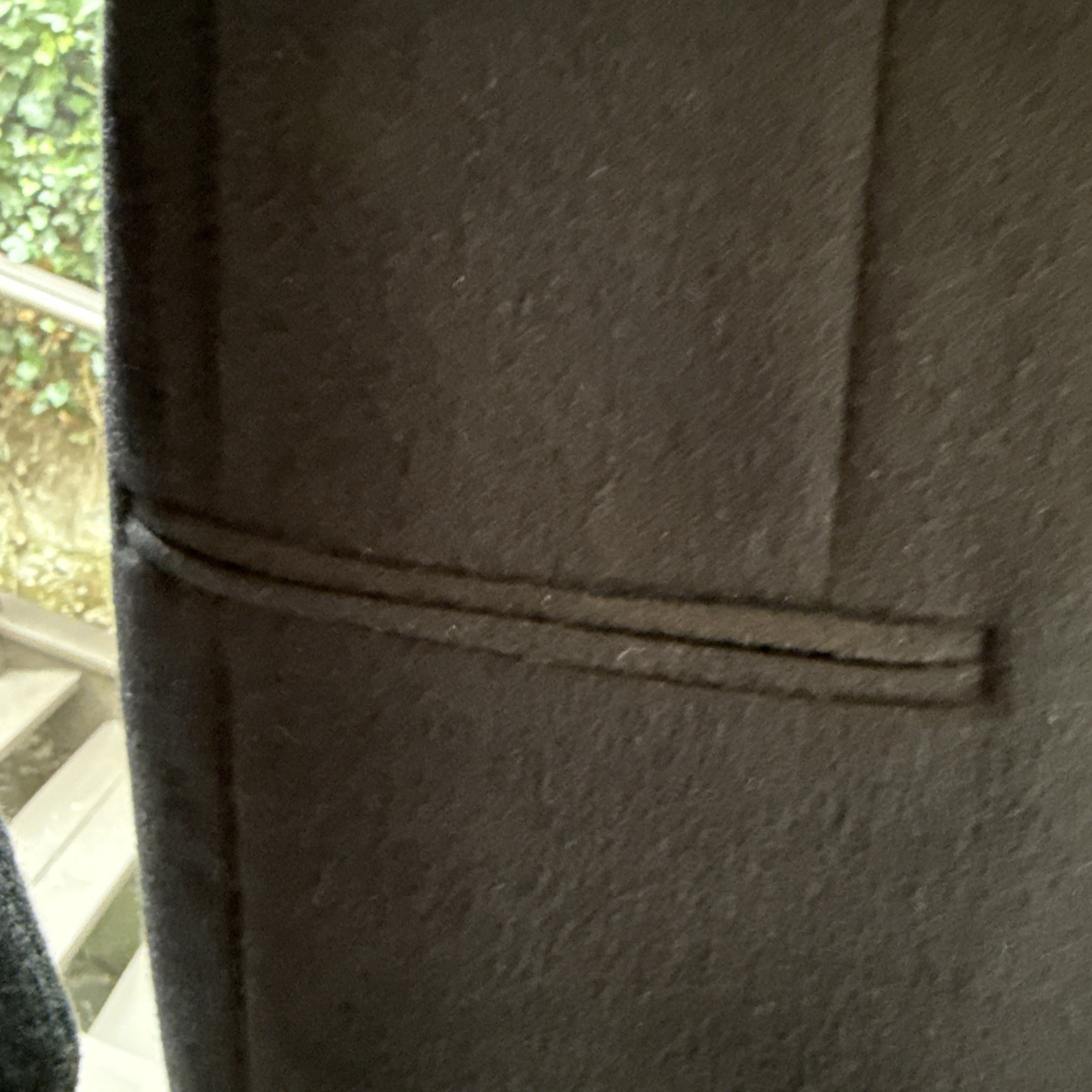 Black Coat, Sz 10, Made In England,90%virgin Wool,10shmere