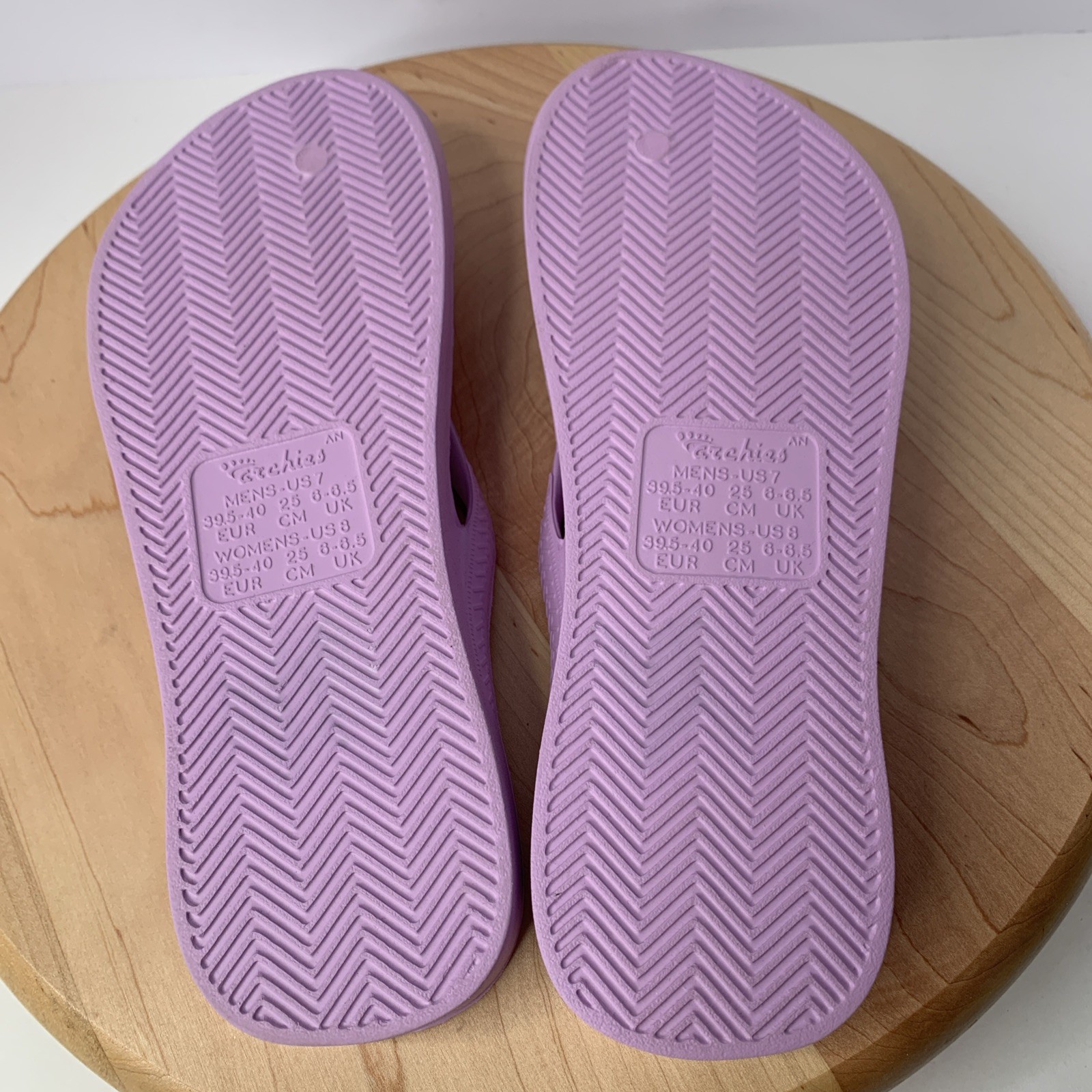 Archie’s Comfort Flip Flops Lilac New Women’s Size 8 Arch Support