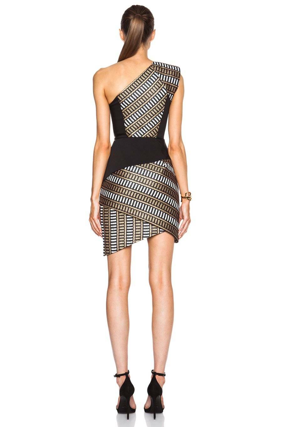 SASS & BIDE “Natural Selection” Asymetric One Shoulder Dress – Size 14 – $890