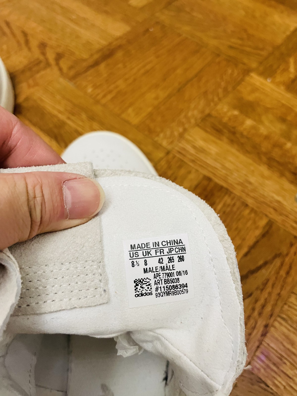 Adidas Tubular Invader Strap White Men’s 8.5 in Original Box (BB5038)