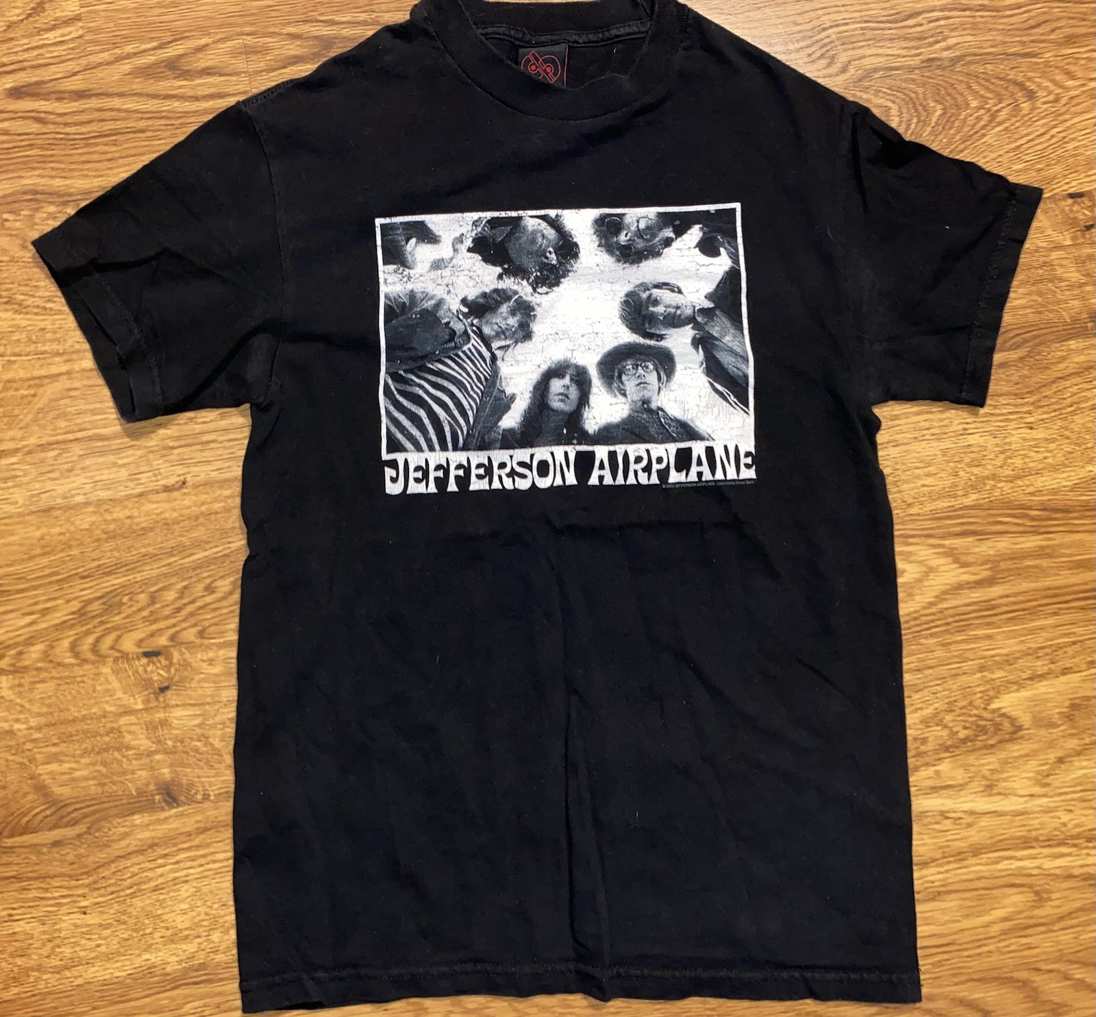 Vintage Y2K Cinder Block Jefferson Airplane Mens Shirt Size Small
