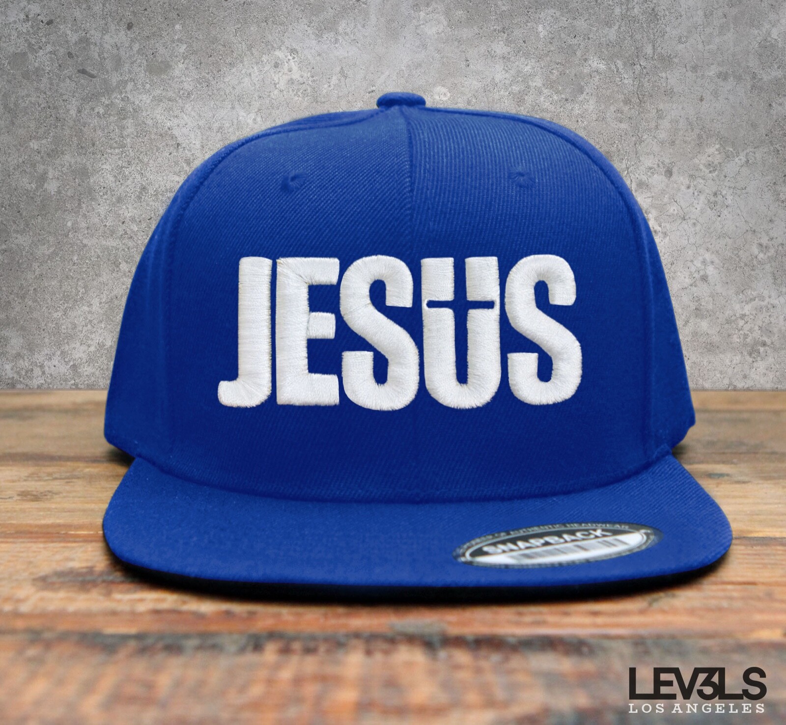 JESUS NAME BOLD 3D SNAPBACK BASEBALL CAP JESUS SAVES CHRISTIAN CROSS