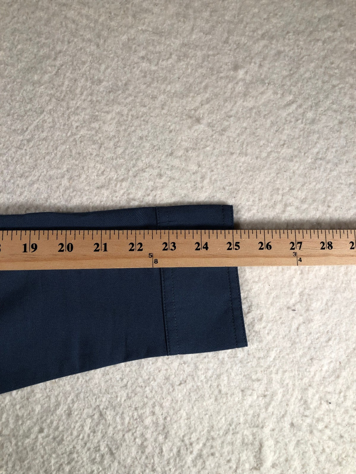 NWT Wrangler Outdoor All Season Men’s Shirt Regular Navy Blue Stretch Cotton S