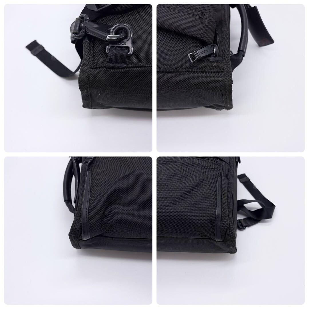 TUMI ALPHA3 3 Way Business Bag Backpack Briefcase Black Laptop Auth