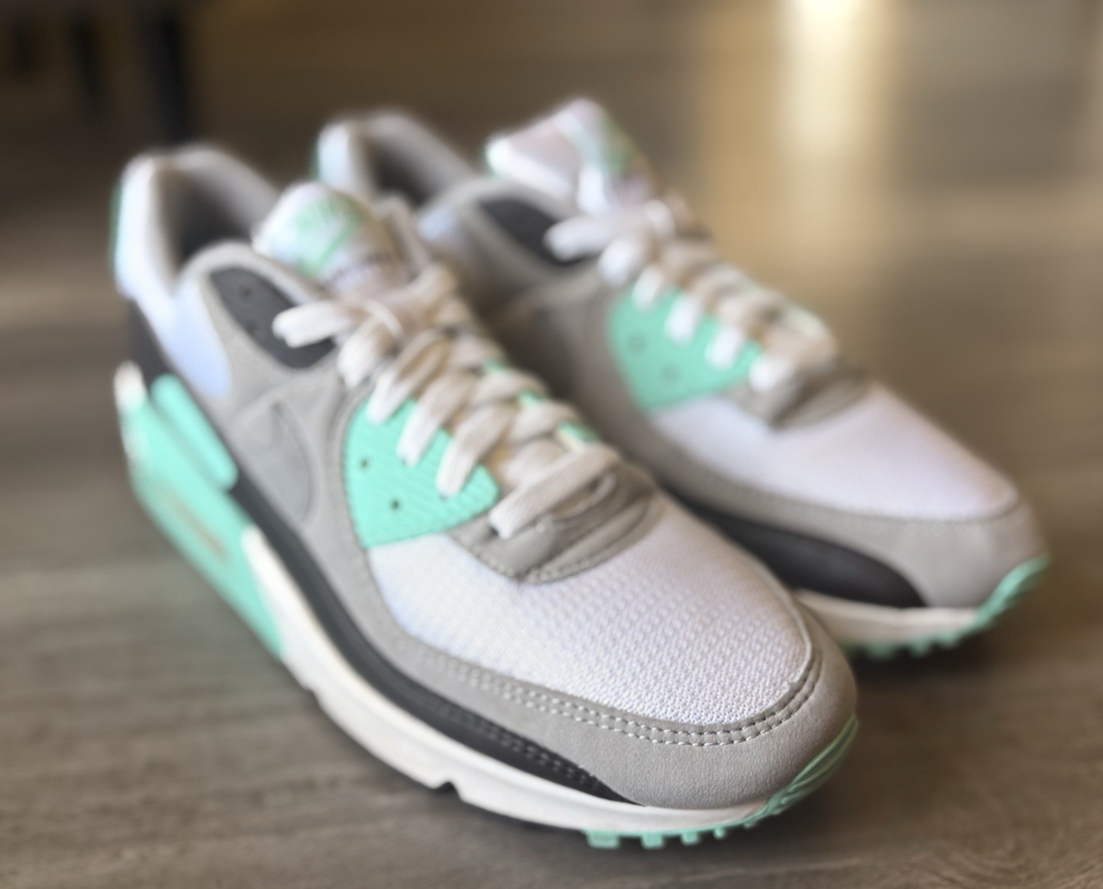 Nike Air Max 90 Hyper Turquoise Sneakers CD0881-100 Men Size 9