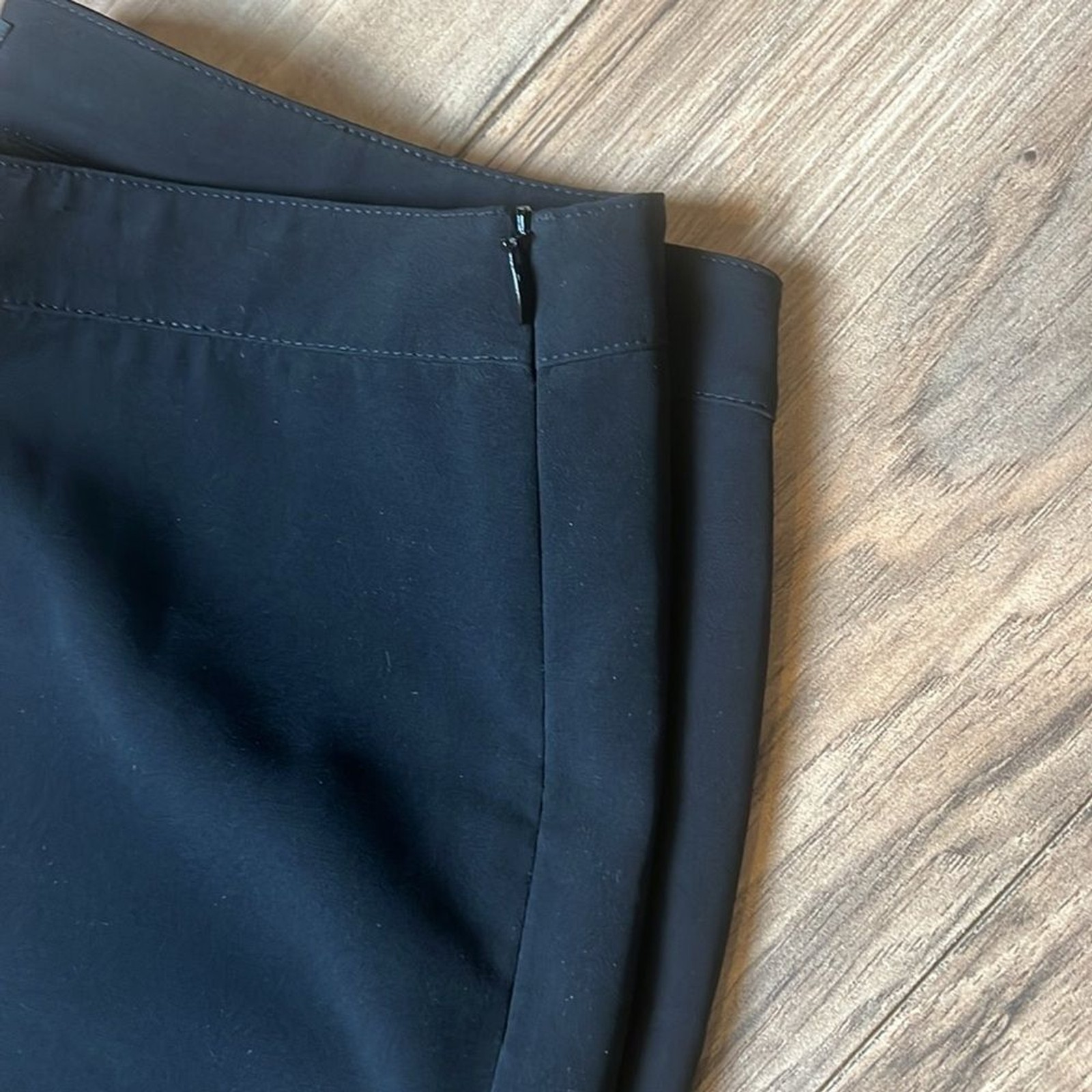Lafayette 148 New York Slim Black Pants Women’s 8 Bleeker Stretch Dress Trousers