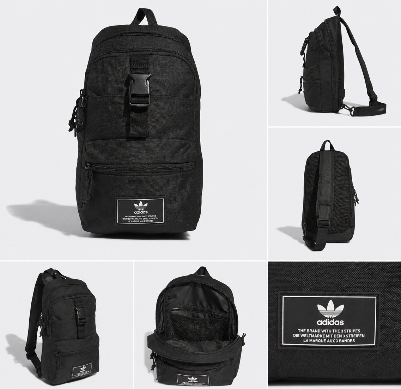 New ADIDAS Utility 3.0 Sling Bag Black