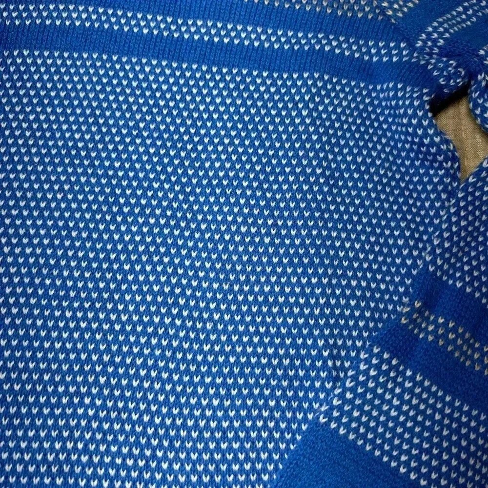 Vibrant blue turtleneck